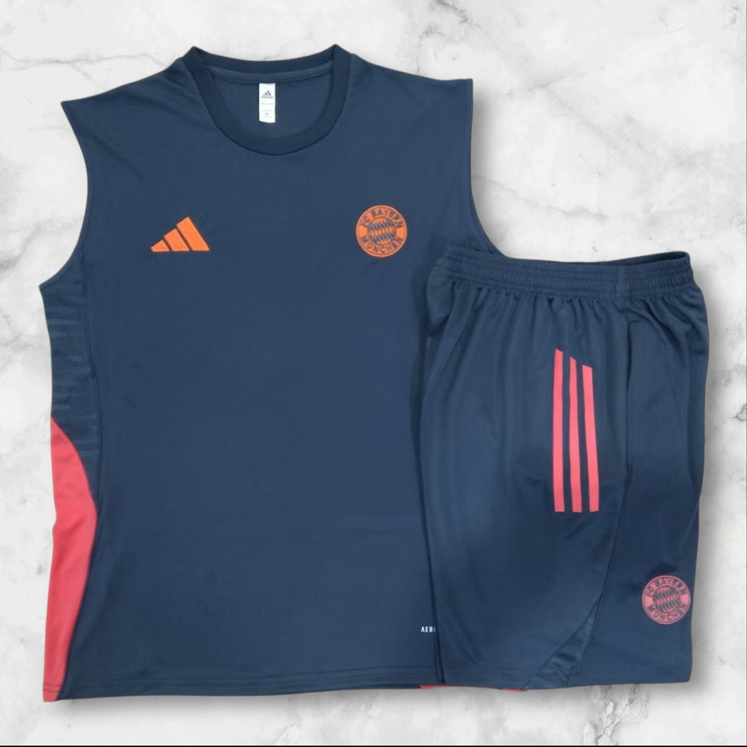 Bayern Munich Blue Vest Set