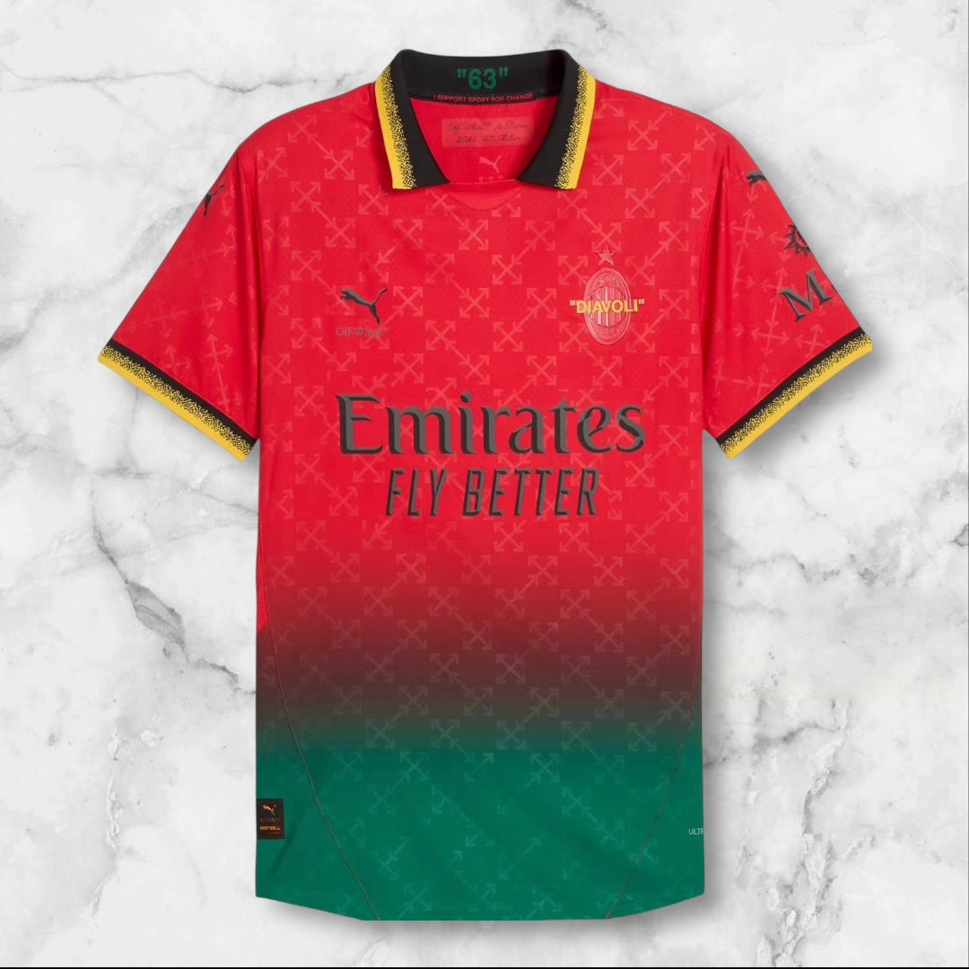 AC Milan x Off-White 2025 Away T-Shirt