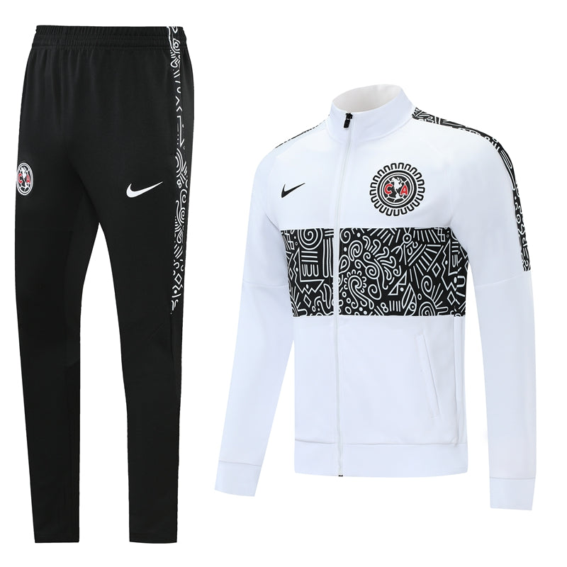 Club Americas Tracksuit White Set