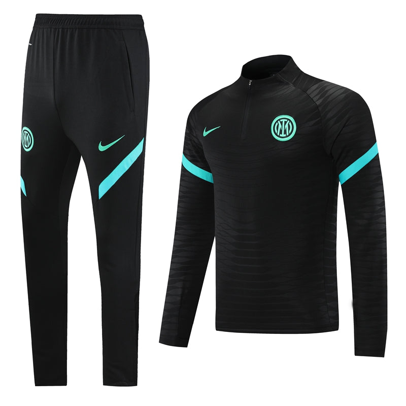 Inter Milan Tracksuit Black Set