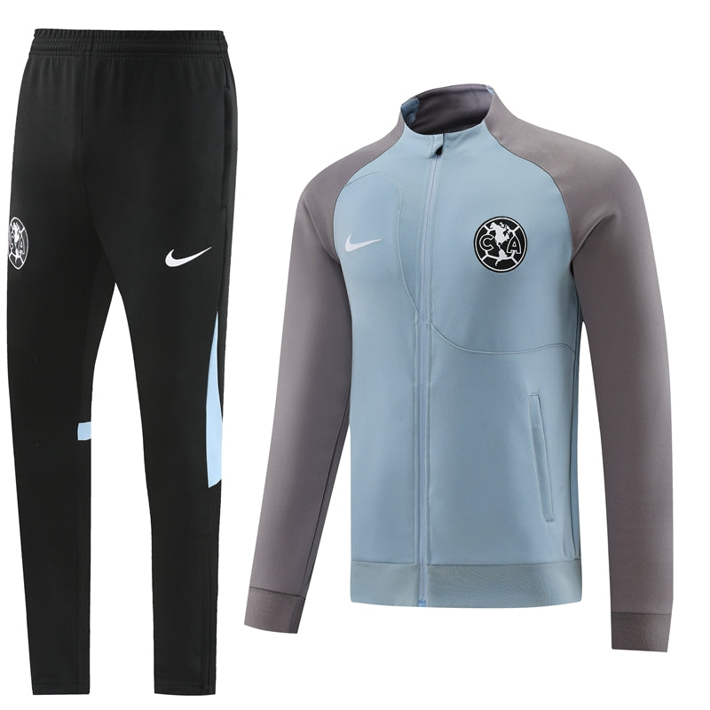 Club Americas Tracksuit Grey Set