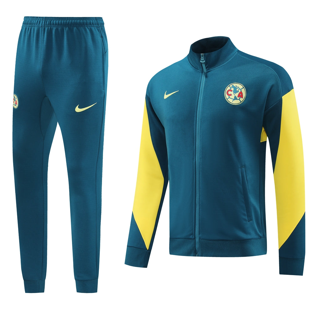 Club Americas Tracksuit Green Set