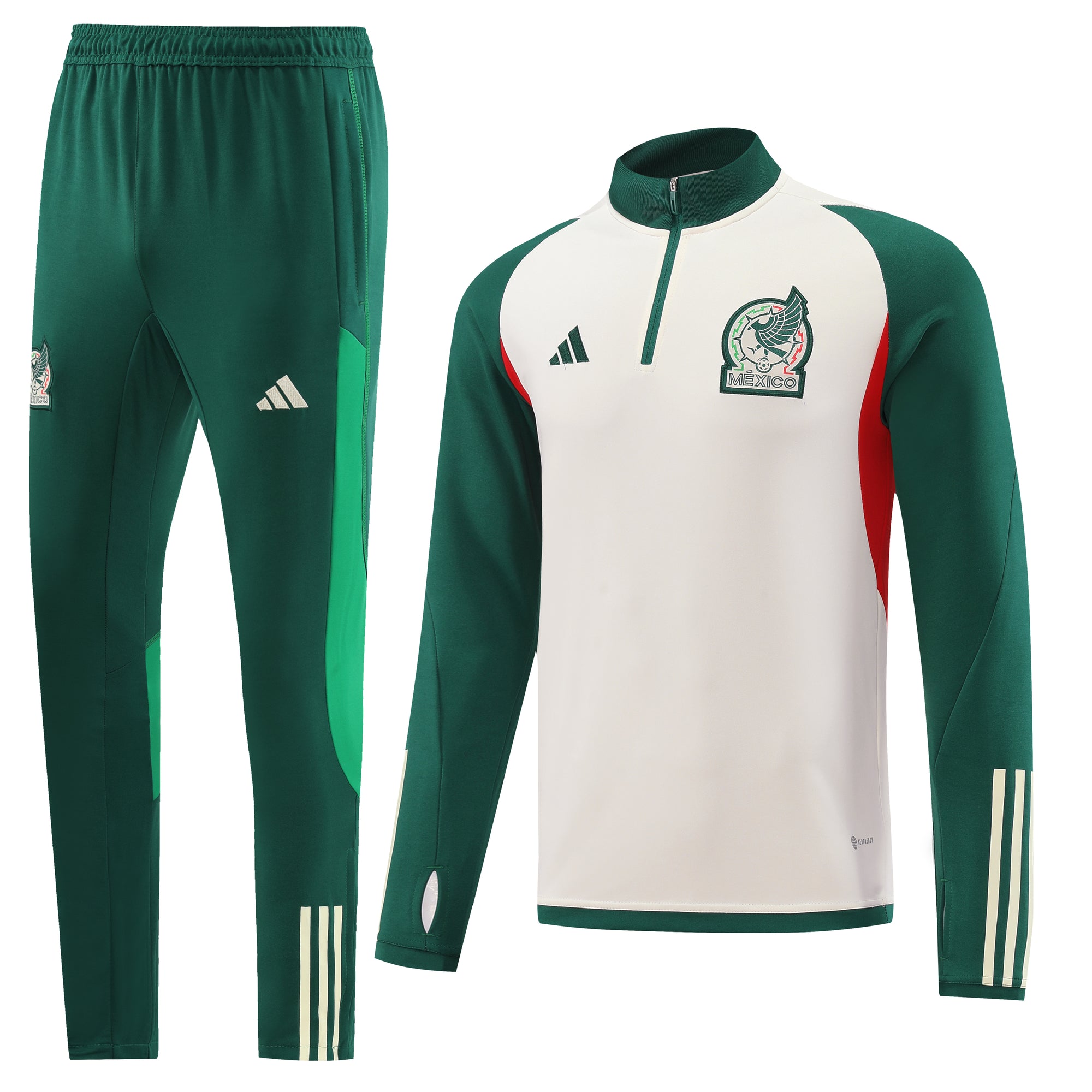 Mexico White Tracksuit Set
