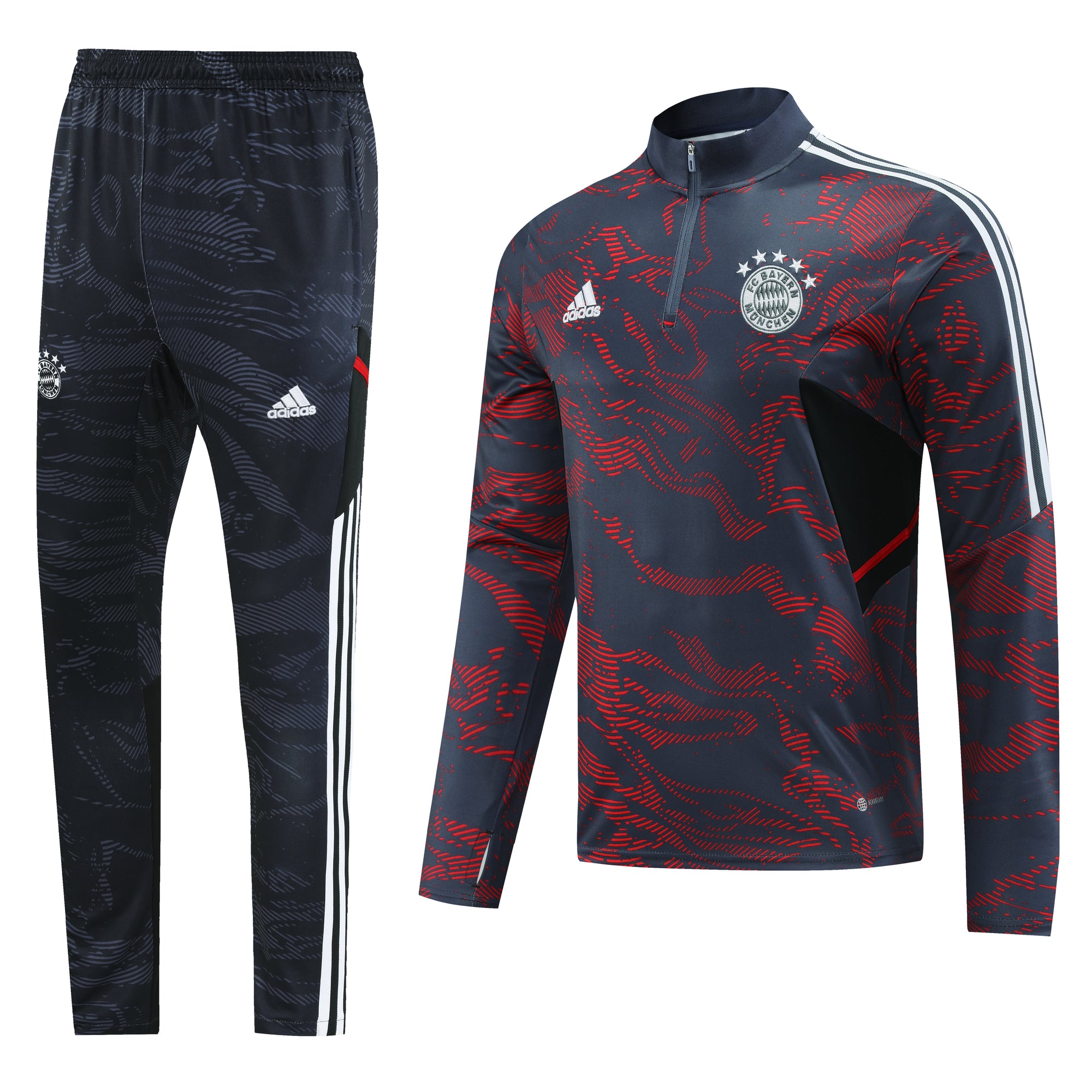 FC Bayern Munchen Tracksuit Black Set