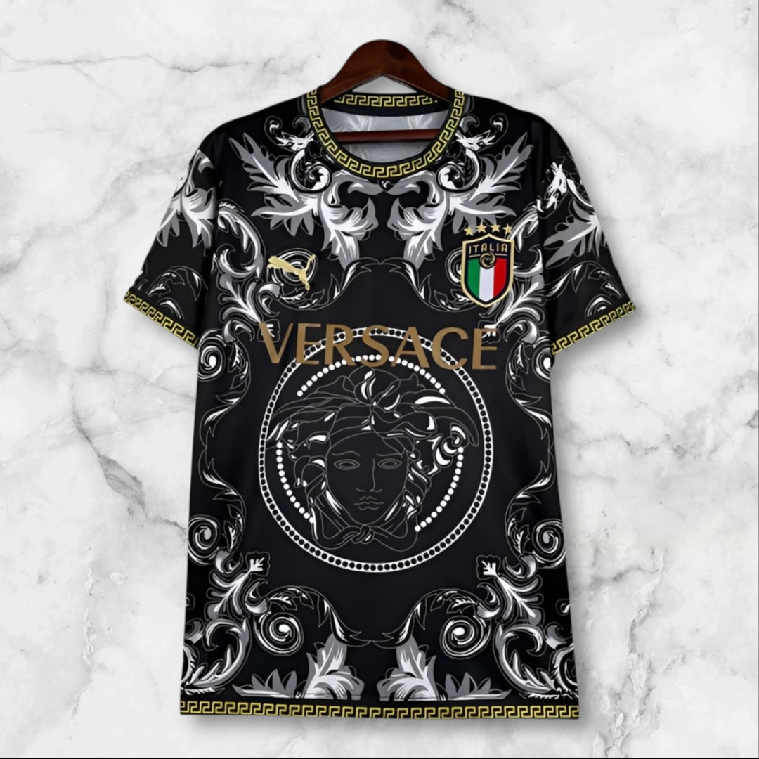 Italy x Versace Black T-Shirt