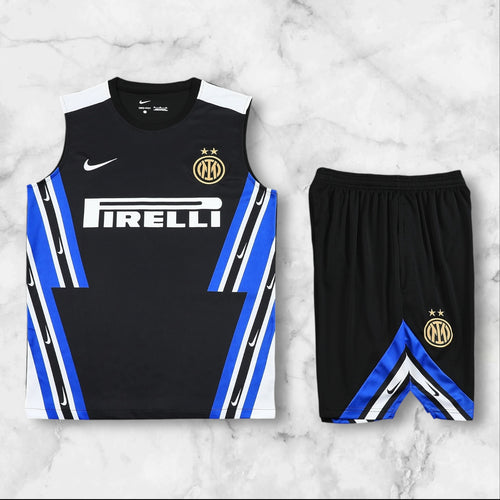 Inter Milan Pirelli Black Vest Set