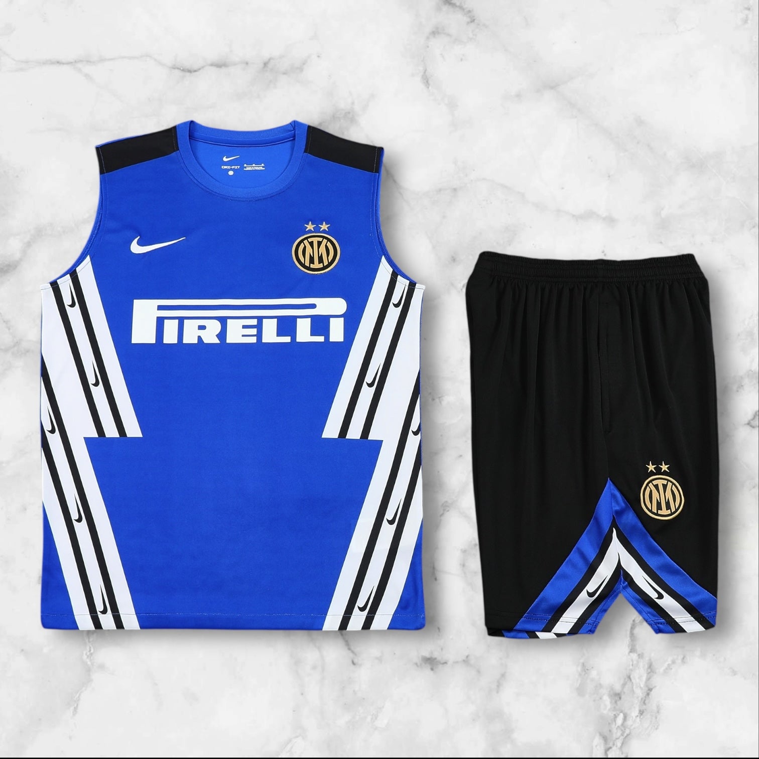 Inter Milan Pirelli Blue Vest Set