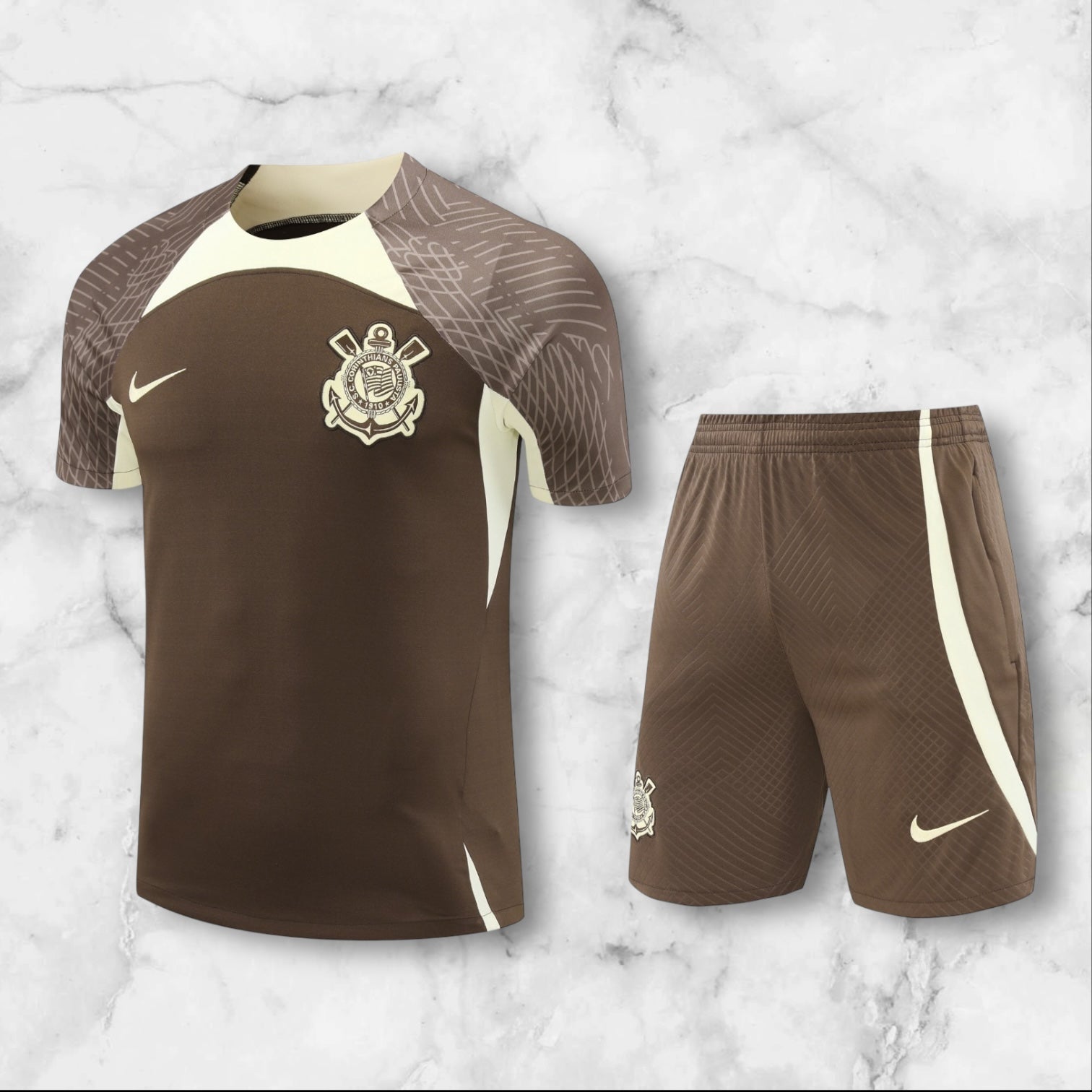 Brown Corinthians Shirt Set