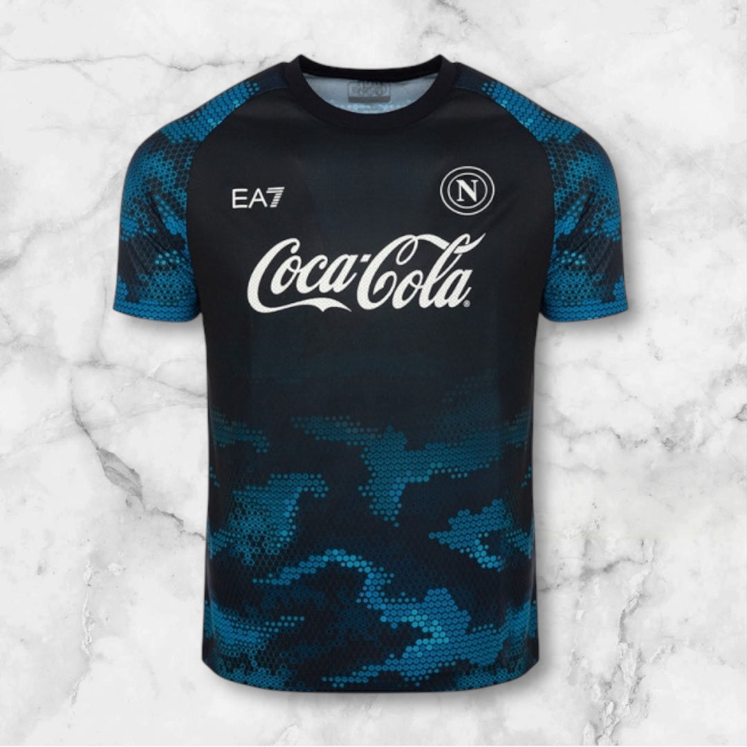 Napoli FC x EA7 Blue Camo T-Shirt
