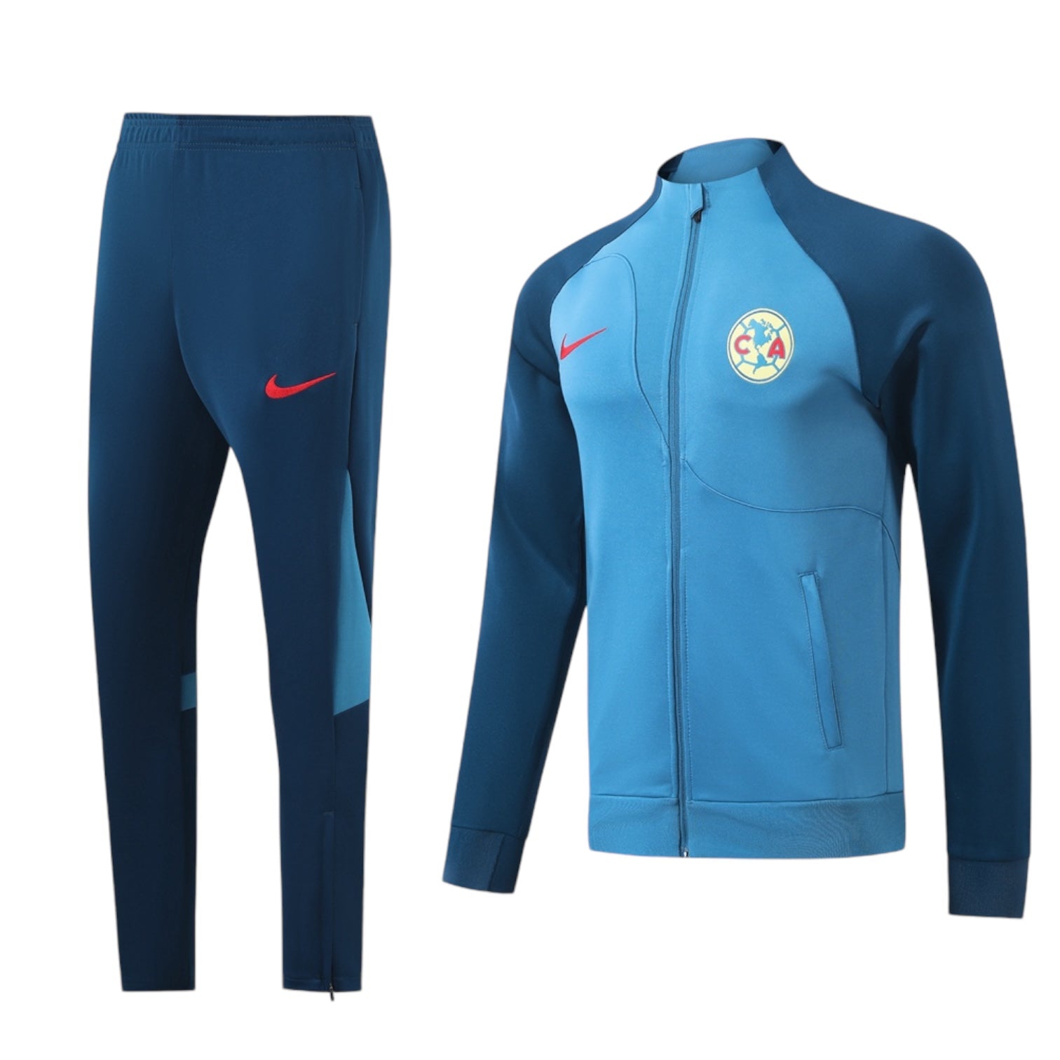 Club Americas Tracksuit Blue Set